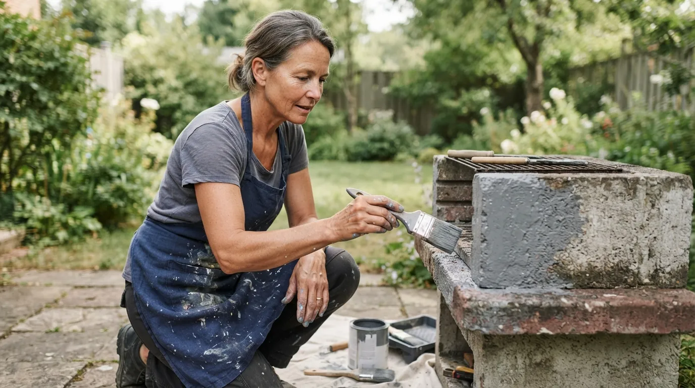 Czym pomalować grill betonowy? Poradnik krok po kroku